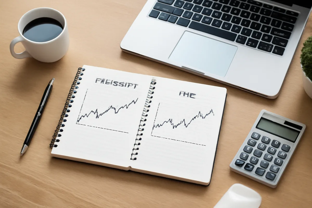 index funds vs ETFs for beginners workspace