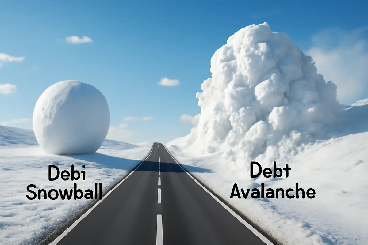 debt snowball vs debt avalanche concept