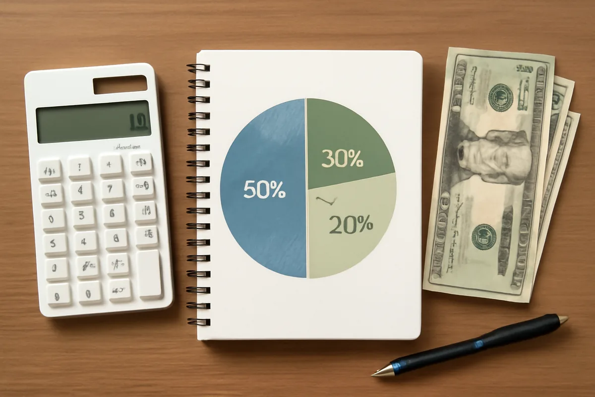 50/30/20 budget rule explained concept