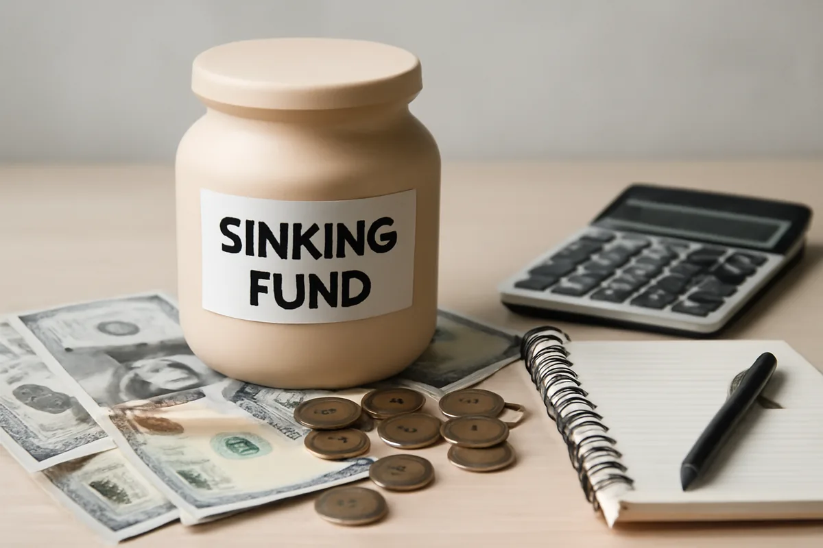 sinking funds explained for beginners concept